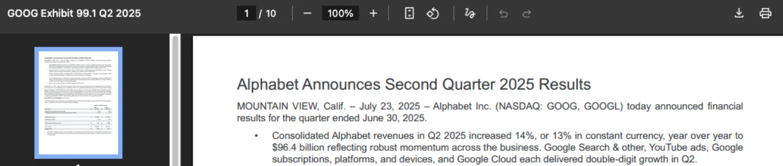 AI in Finance Part 1: Summarizing Earnings Releases