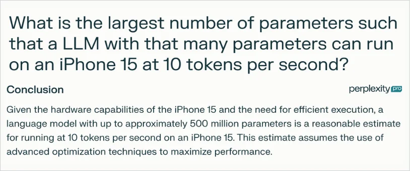 Model parameter estimates for on-device deployment